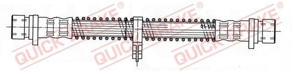 22920 Quick Brake Шланг гальмівний задній
